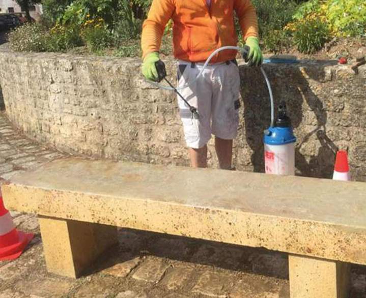 Nettoyage de bancs publics Poitou Charentes