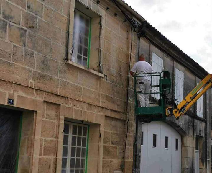 Nettoyage de pierre extérieure Poitou Charentes