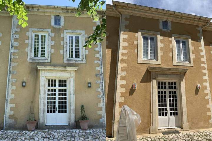Nettoyage façade maison Poitou-Charentes