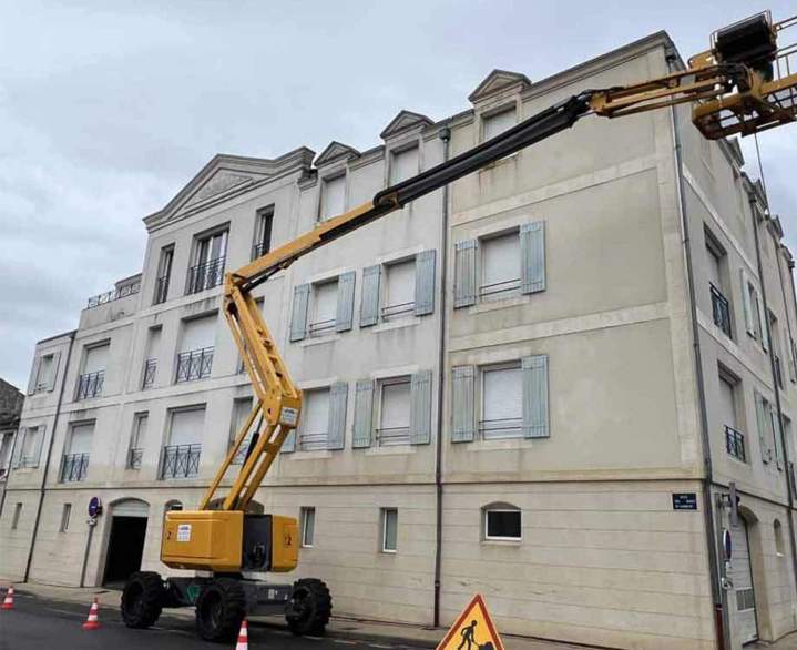 Nettoyage haute pression façade Poitou Charentes