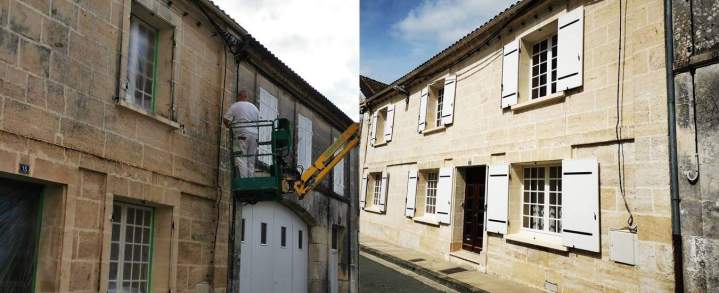 Traitement façade maison Tonnay-Charente